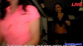 I love seeing these English cougar lesbians in lingerie riding strapon together in duo.