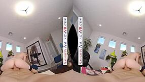 Abby Adams fucks you in your office wearing stockings and lingerie.