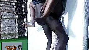 promiscuous girl's pussy gets hot fuck in bent over positions