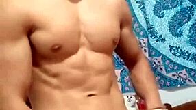 Big cock sex and facial cum becomes gay masturbation