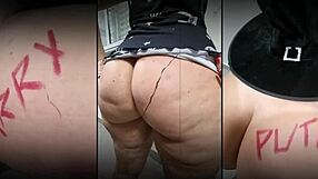 happy halloween with a big ass in cute panties