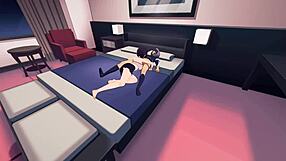 Sword Art Online Virtual Footjob And Blowjob