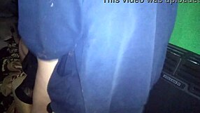 Ripping Thong Aside to Fuck Her on Kitchen Couch