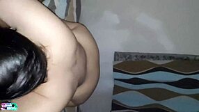 Latina Neighbor Blowjob While Watching Porn