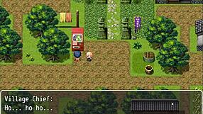 Tanned girl Natsuki hentai game ep 41 pregnant ending breeding with all men