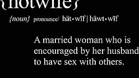 This horny babe deepthroats and fucks doggystyle the big cock guy hired by her husband