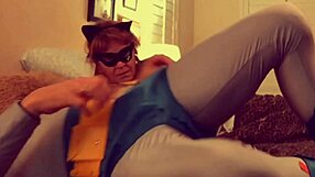 catgranny blows batman in hardcore comic