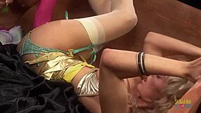 Amazing Girls Ditch Work For Intense Cunt Banging In Fishnets And Stockings.