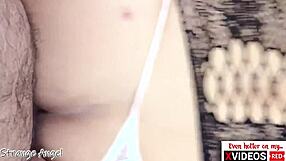 उसका हार्ड कॉक डॉगी में मिला! लिंगरी में इतनी स्लट्टी लग रही हूं!