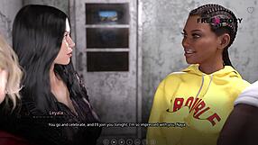 atlas says, 'let's fuck naya and kali in this standing threesome game'