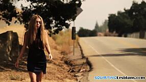 who knew finger banging could make a lesbo squirt this much in closeup?