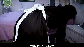 Muslimtabu teen maid in hijab prepares for my cock. She kneels for a POV blowjob in French style.