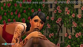 The Sims 4: Dark-skinned lover Ulrikefaust’s 3D steamy encounter