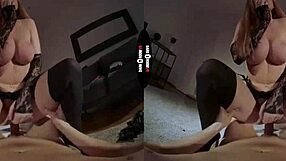 Redhead Feels Intense In Dark VR!