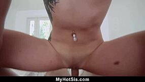 Eden Sinclair Fulfills Stepbrother's Desires With Blowjob And Doggystyle Cumshot