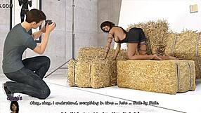 sexy brunette shows off big fake boobs in big city pleasures 79