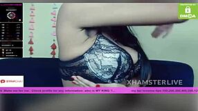 Janu's sexy strip tease and big bouncing boobs