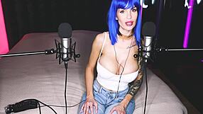 Hands-free cum on big tits with dirty talk orgasm