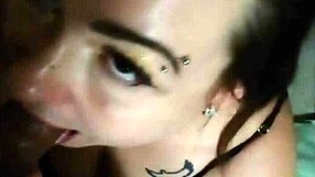 amateur couple having fun with homemade activities