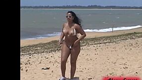 fio dental flashing pussy at porto seguro beach