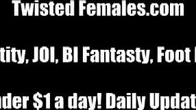 i am going to scissor your neck until you submit, slave