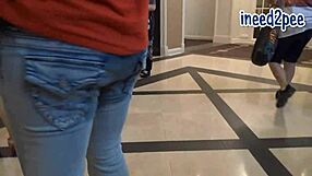 Girls in wet panties and pants in omoerashi video 2017