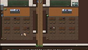 my girlfriend flashes her big tits for the neighbor