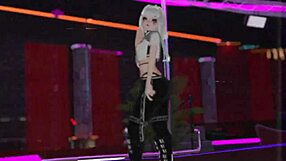 In Vrchat, Pole Dancing Takes a Sensual Turn
