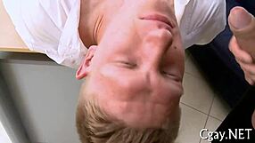 Frantic homosexual contest with oral and bareback