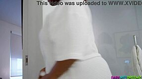 Chubby homewrecker sucks groom's cock for facial!