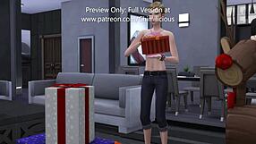 Santa Fucks Naughty Girl Bent Over Doggystyle Christmas