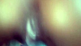 Young black guy gets pounded and creampied in doggy style.