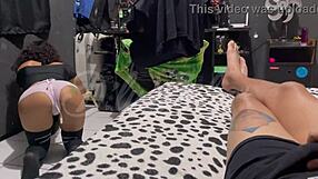 My naughty maid wants sex during service!