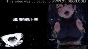 Is that hot girl moaning while giving a handjob?