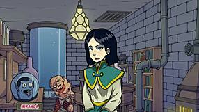 Loveskysan69's latest witch hunter series with 3D anime and visual novel style.