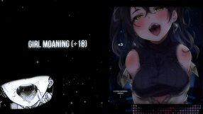 Is that hot girl moaning while giving a handjob?