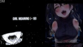 Is that hot girl moaning while giving a handjob?