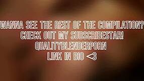 Hey, check these gaming sluts getting creampied in this wild compilation!