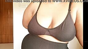 Sexy sister playing with big boobs? Not really sister!