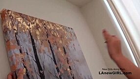 cute amateur gets fingered and sucks big cock on casting couch