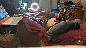 sweet ebony amateur, wanna see my big ass bounce?