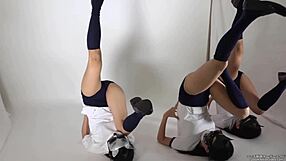 Asian Stockings Fetish With Japanese Balloon Play