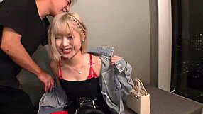 Asian Babe Blows Hard in Homemade Clip