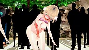 Hololive Stars Oozora Subaru and Shigure Ui Explore DeepBlueTown