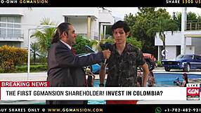 Redhead in bodysuit gets wet pussy licked by latina lesbian!