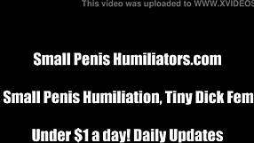 Mistress Humiliates Slave With Small Penis In Femdom Domination Session