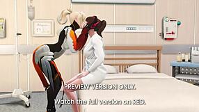 Overwatched 3D hentai slams with raw power