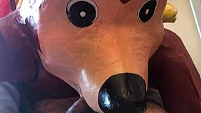 Fetish Play With Diaper On Piñata