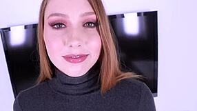 Arietta Adams and Grae Stoke give intense POV blowjobs to cute redhead teens. Bent over in doggystyle close up.