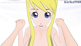 Yo, check Winry Rockbell and Riza Hawkeye getting slammed in hot POV hentai